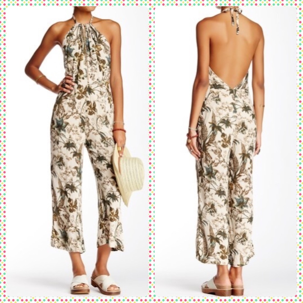 Free People Halter Jumpsuit